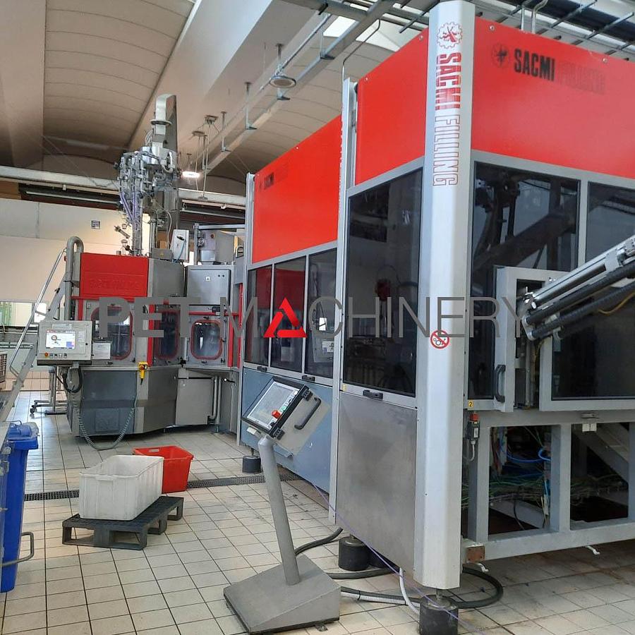 Used 2010 SMI / Sacmi Combi Carbonated Soft Drinks Blow/Fill/Cap system