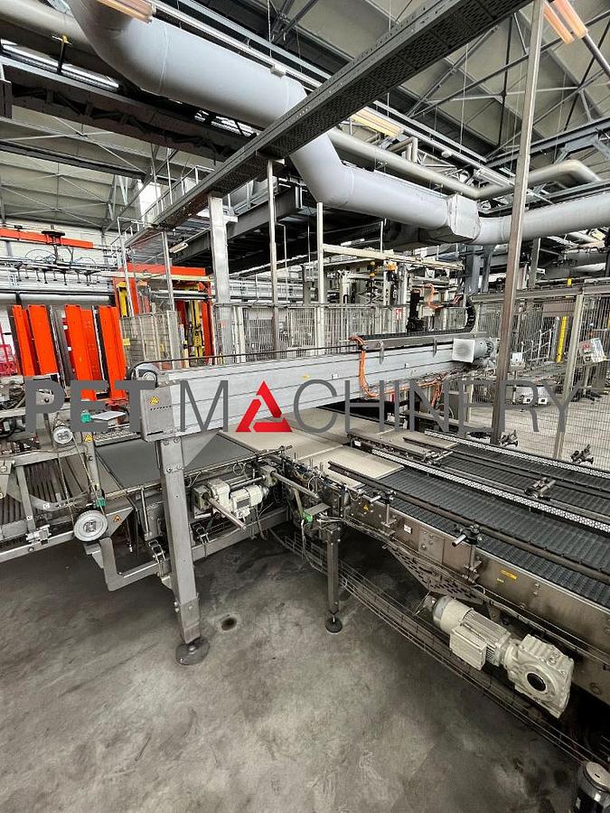 Usado 2006 Kisters / Strema Sistema de paletización de botellas PET