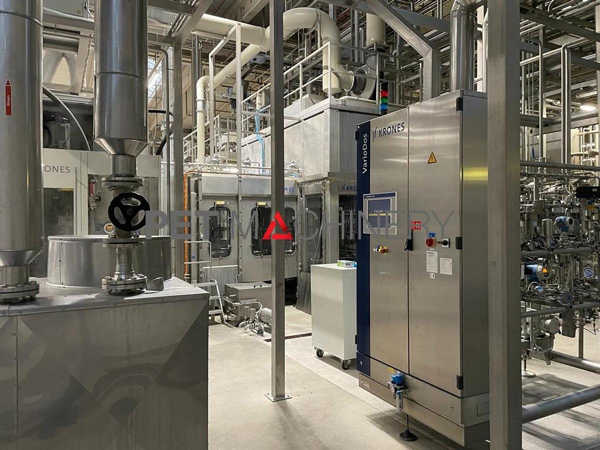 Used 2010 Krones Ultra Clean PET Bottling line for CSD, Cider, Water