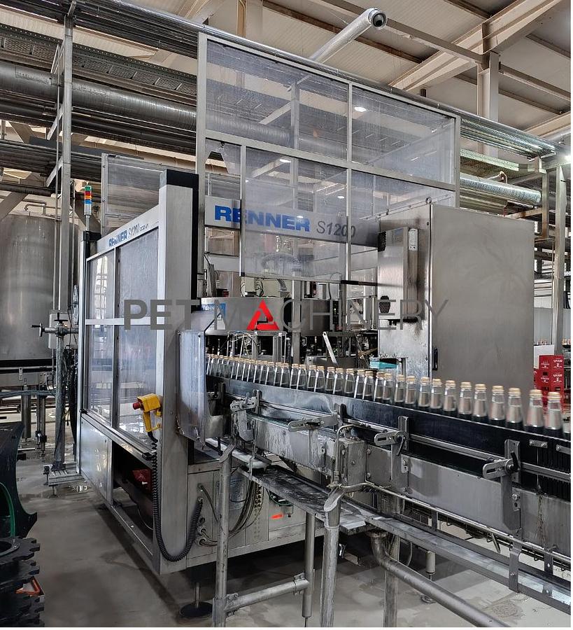 Used 2014 Renner S 1200 Servo Glass Bottle Labeller