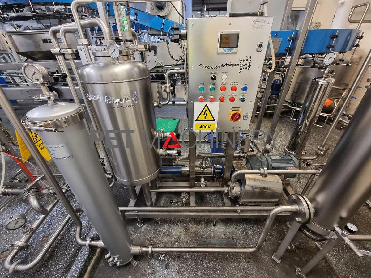 Used Kosme KSB 4R based Carbonated Soft Drinks Bottling Line