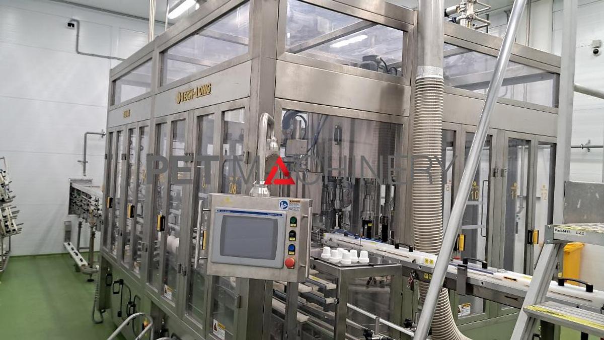 Used 2017 HDPE Bottling line for Liquid Detergents