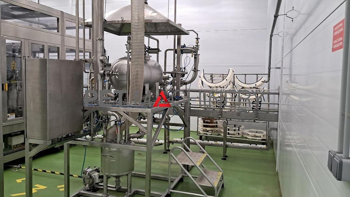 Used 2017 HDPE Bottling line for Liquid Detergents