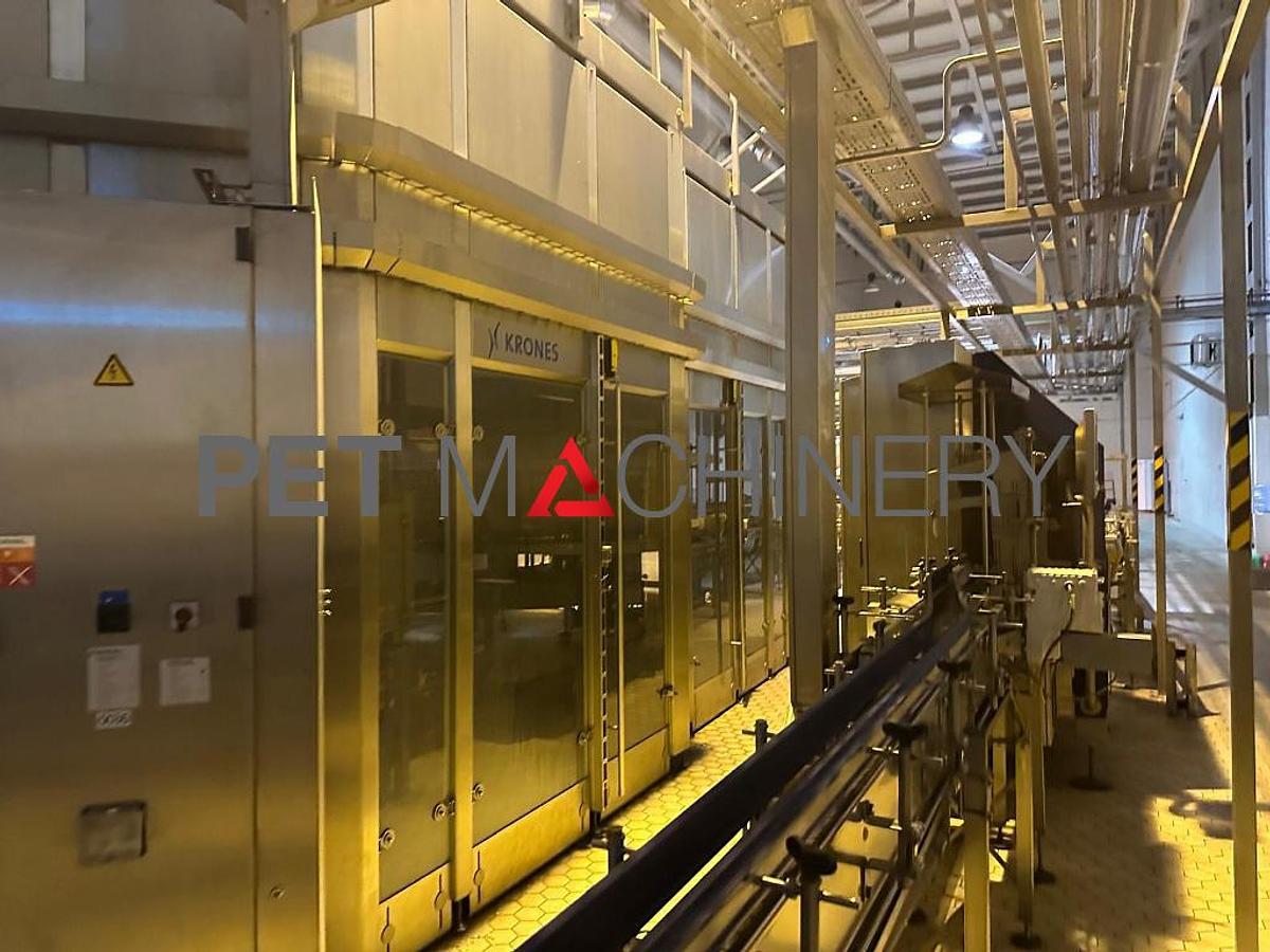 Used 2014 Krones Glass Bottling Line for Still and Carbonated Mineral Water