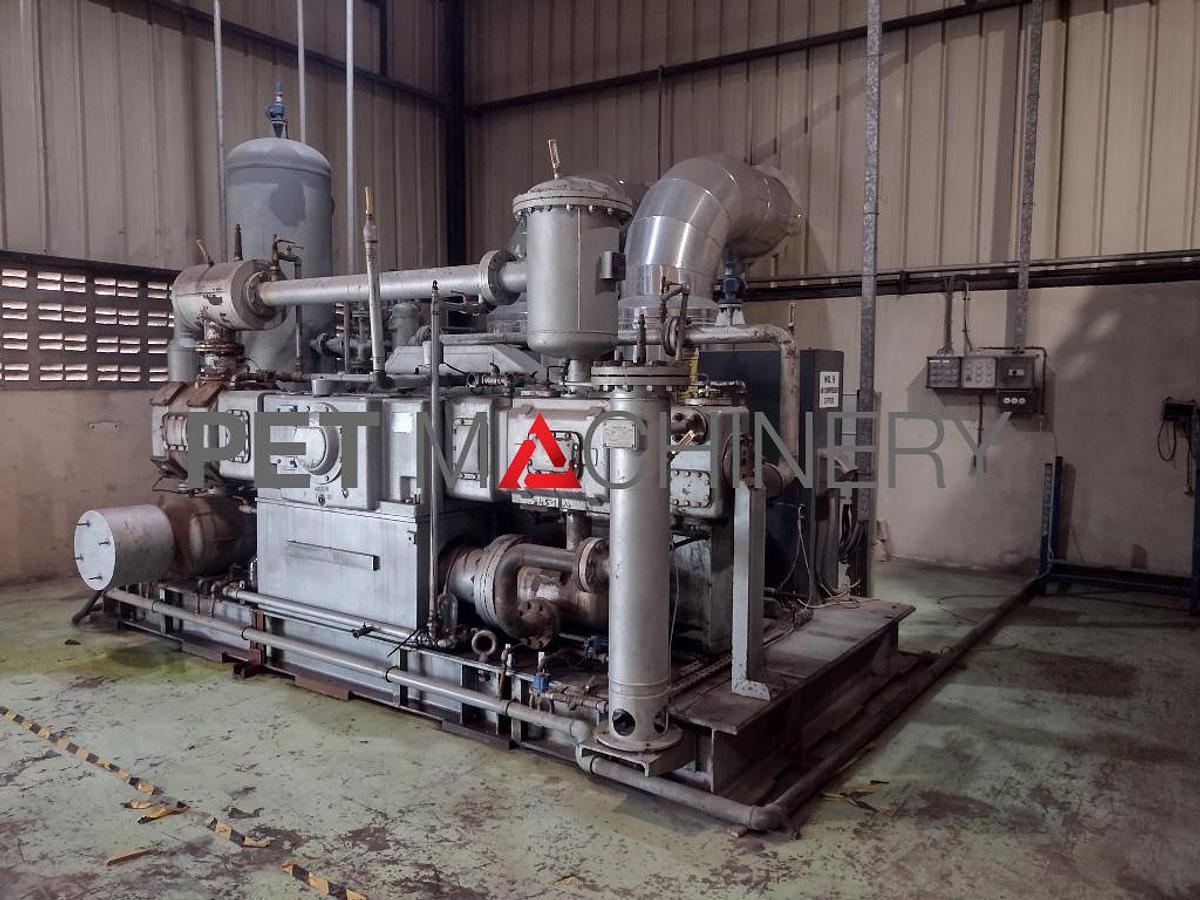 Used 2014 Atlas Copco P90-50 oil-free 40bar Compressor system