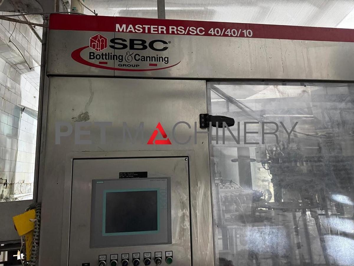 Usado 2008 Línea de embotellado de PET para cerveza