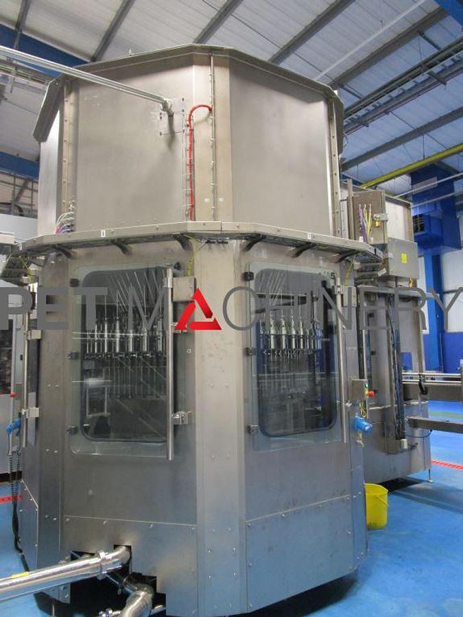 Used 2008 Sidel SBO 20 Universal / 2017 Europa WM Combi Filler/Capper