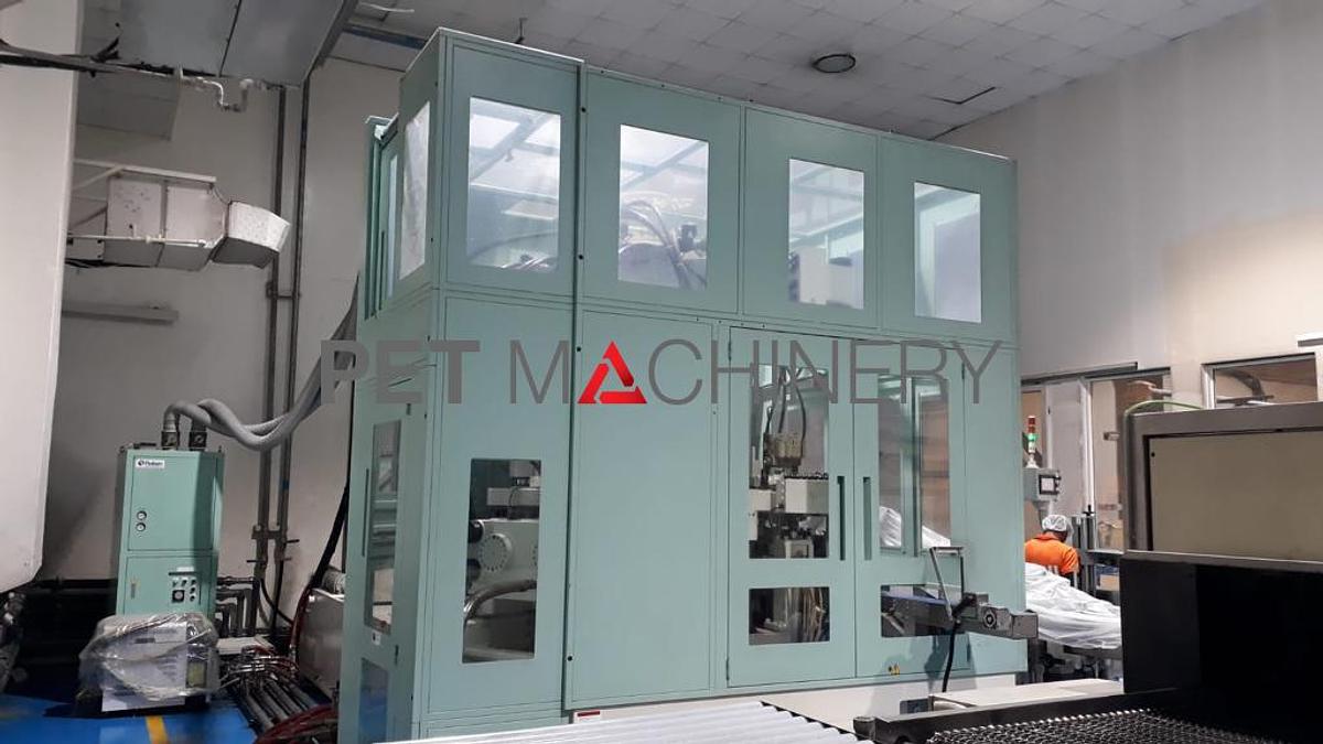 Usado 2017 Aoki SBIII 500LL-50 máquina de moldeo por soplado de estiramiento de inyección de PET.