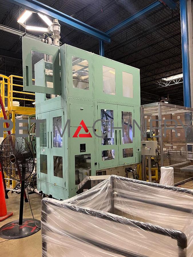 Used 2010 Aoki SBIII 350LL-100 PET Injection Stretch Blow Moulding machines