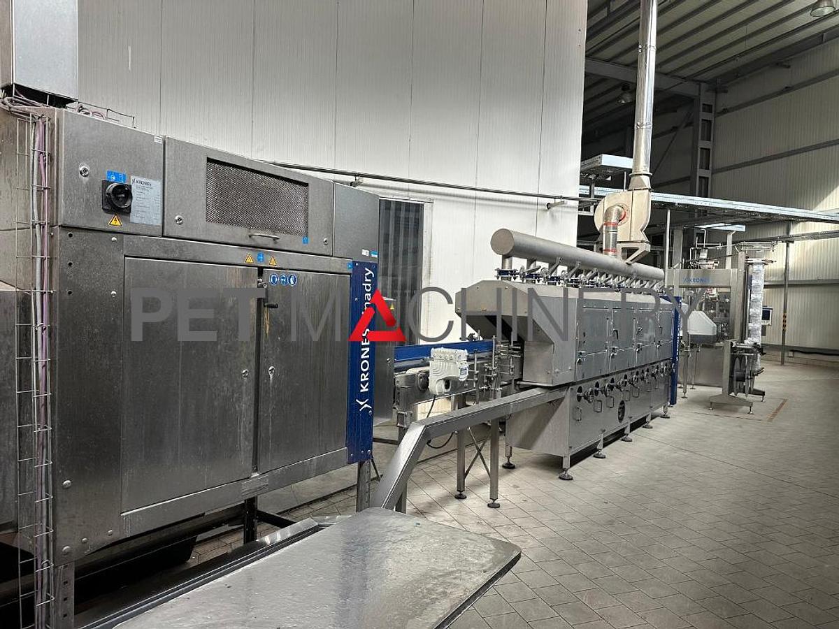 Used 2012 Krones PET Bottling Line for Flat and Carbonated Mineral Water