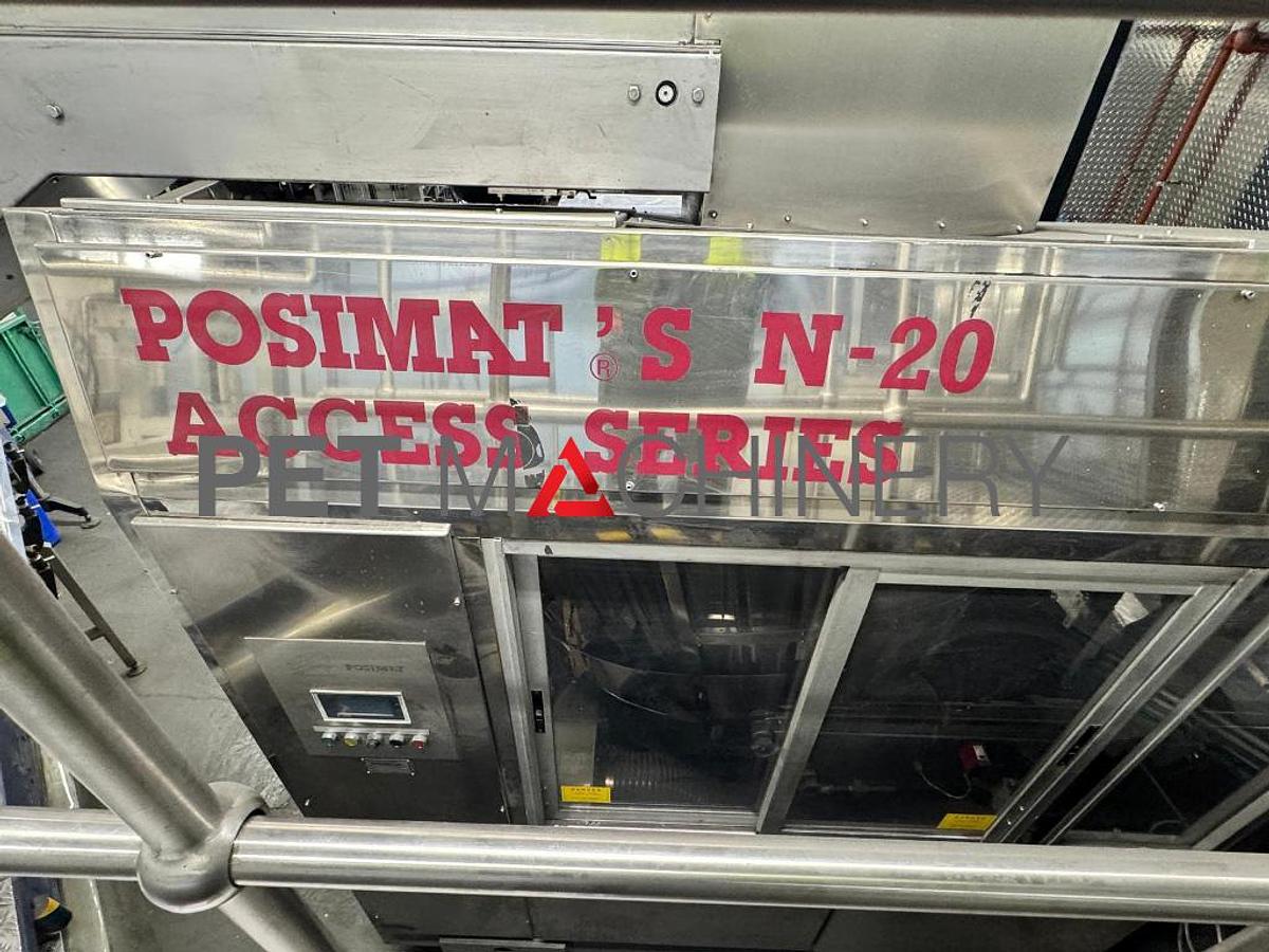 Used 2000 Posimat N20 Bottle Unscrambler