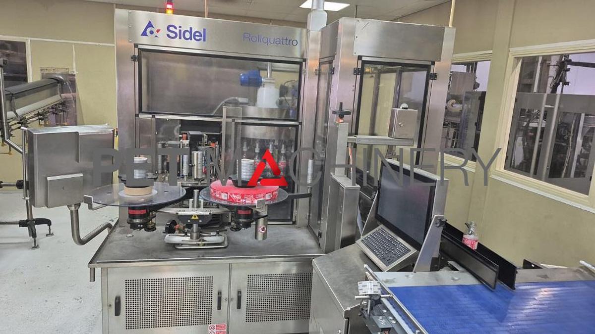 Used 2020 Sidel Rollquattro F15 Wraparound Roll-fed Labeller