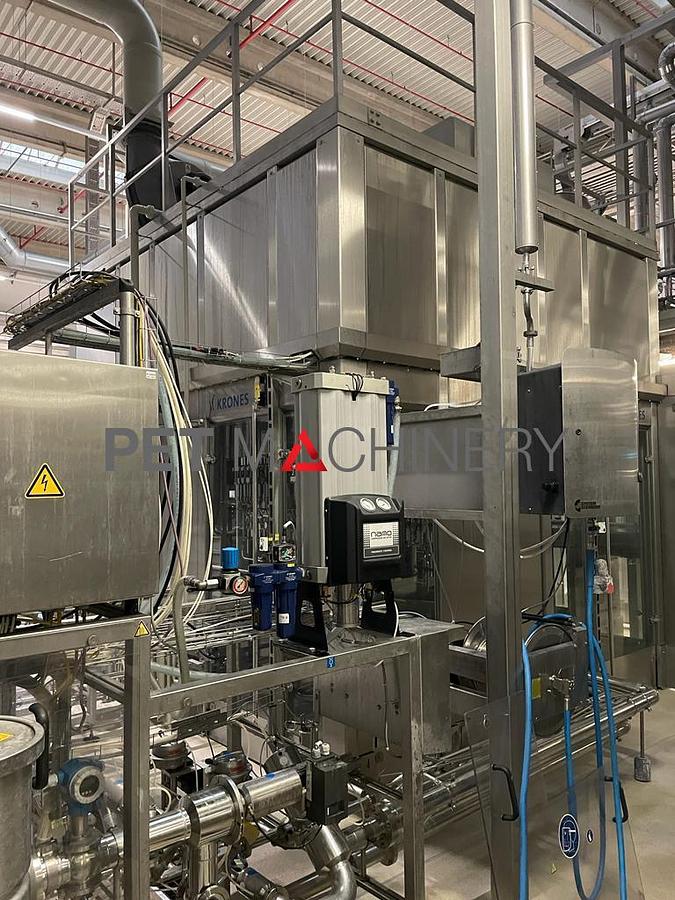 Used 2010 Krones Ultra Clean PET Bottling line for CSD, Cider, Water