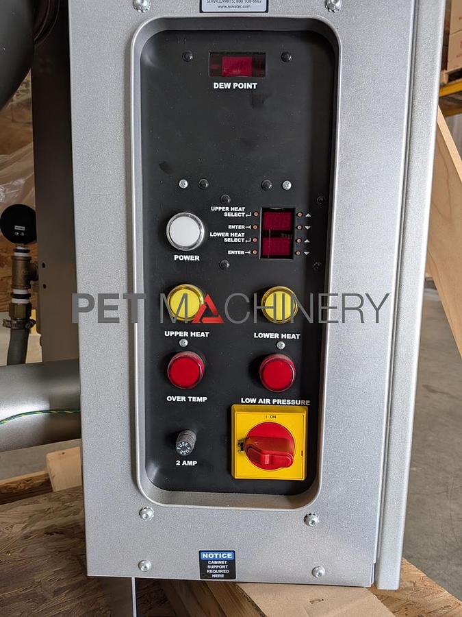 Used 2014 Novatec ND-200 PET Resin Dryer system