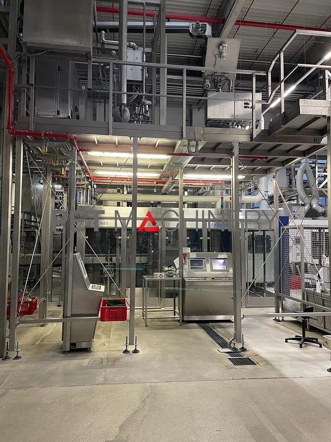 Used 2010 Krones Ultra Clean PET Bottling line for CSD, Cider, Water