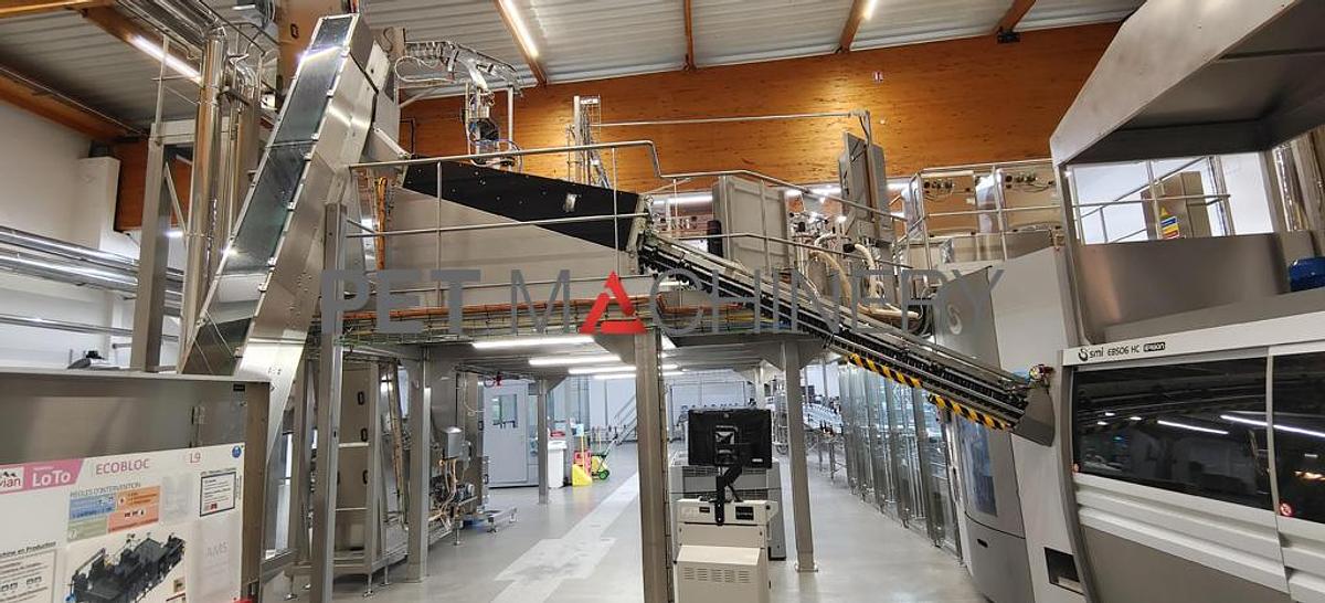 Used 2022 Complete SMI Bottling Line for Still Mineral Water in 6.0L PET bottles