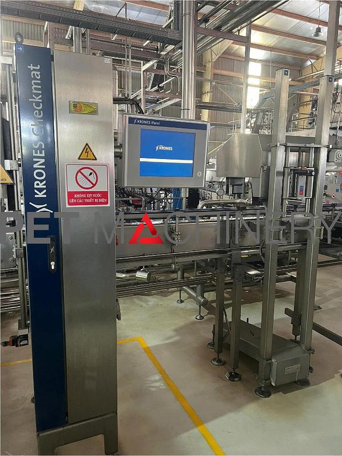 Used 2017 Krones Returnable Glass Bottling Line for Beer