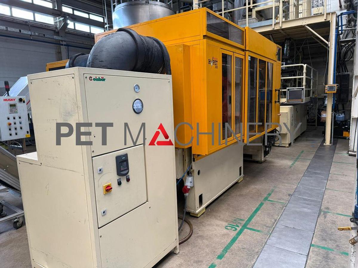 Used 2010 Husky HyPET300 HPP PET Preform Injection Moulding system