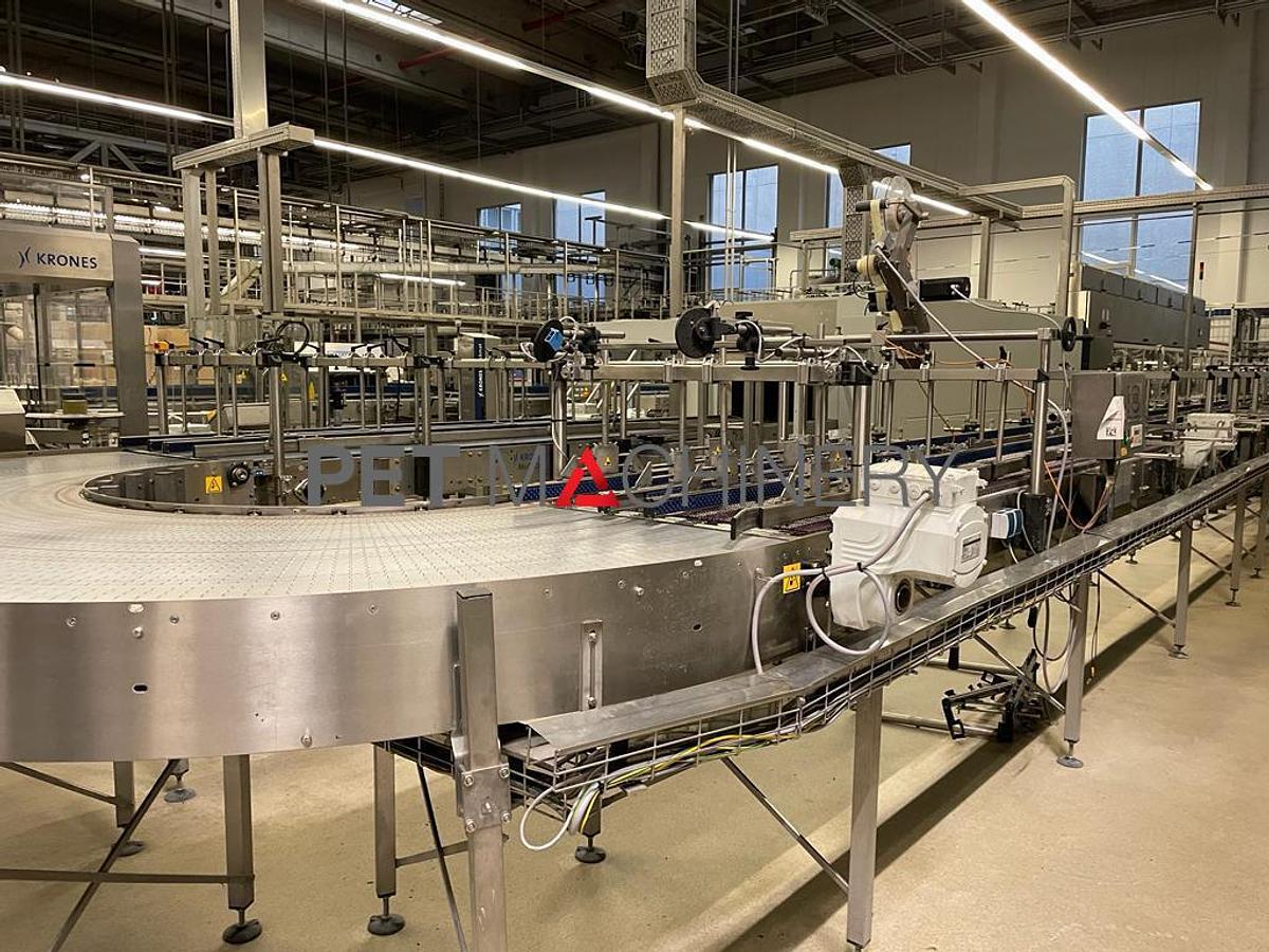 Used 2010 Krones Ultra Clean PET Bottling line for CSD, Cider, Water