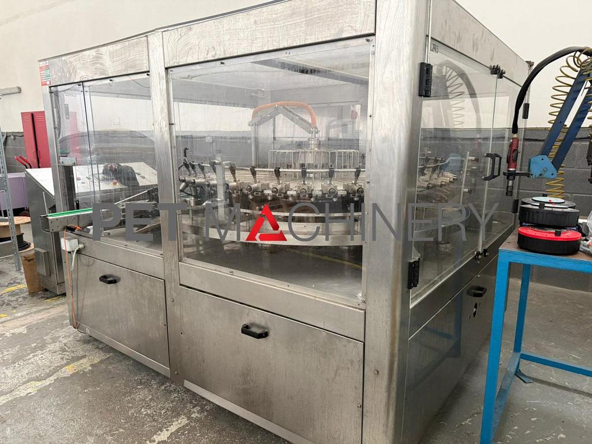 Used 1999 Poggio Rinser / Procomac Filler / Arol Crown capper for Glass Bottles