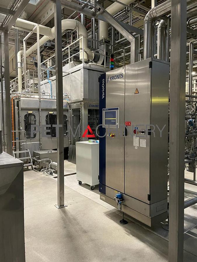 Used 2010 Krones Ultra Clean PET Bottling line for CSD, Cider, Water
