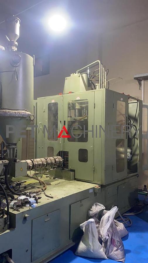 Usado 1997 Aoki SBIII 250LL-50 Máquina de moldeo por soplado y estirado por inyección