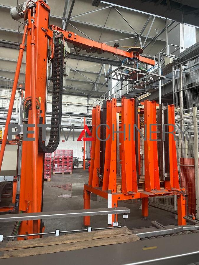 Used 2006 Kisters / Strema PET Bottle Palletizing system