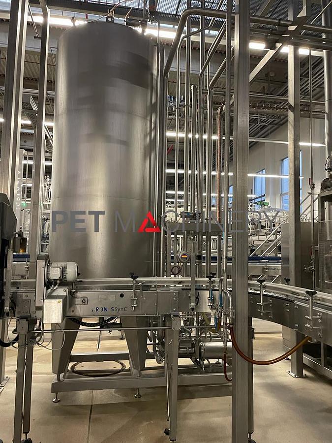 Used 2010 Krones Ultra Clean PET Bottling line for CSD, Cider, Water