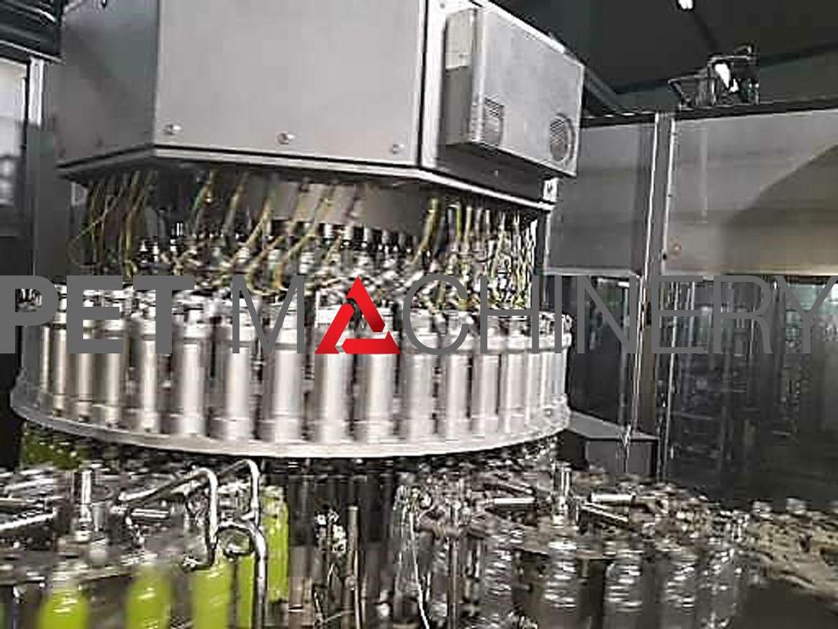 Usado 2012 Línea de embotellado en caliente de Krones para zumos y té helado