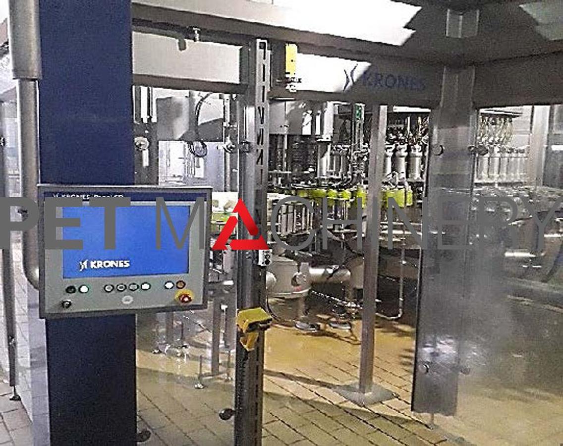 Usado 2012 Línea de embotellado en caliente de Krones para zumos y té helado