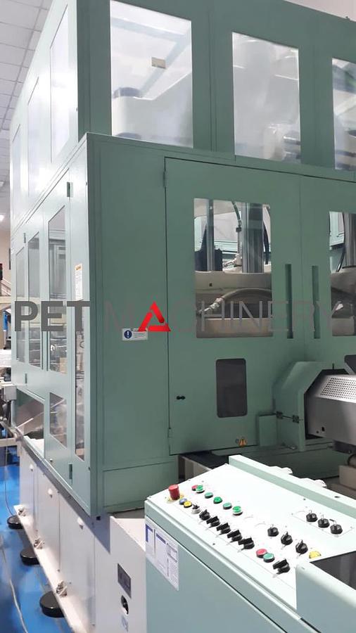 Usado 2017 Aoki SBIII 500LL-50 máquina de moldeo por soplado de estiramiento de inyección de PET.