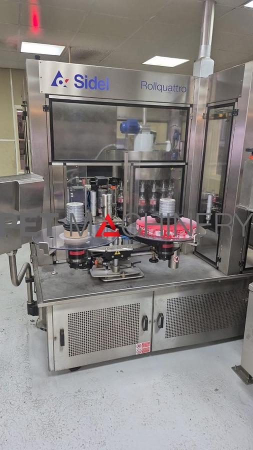 Used 2020 Sidel Rollquattro F15 Wraparound Roll-fed Labeller