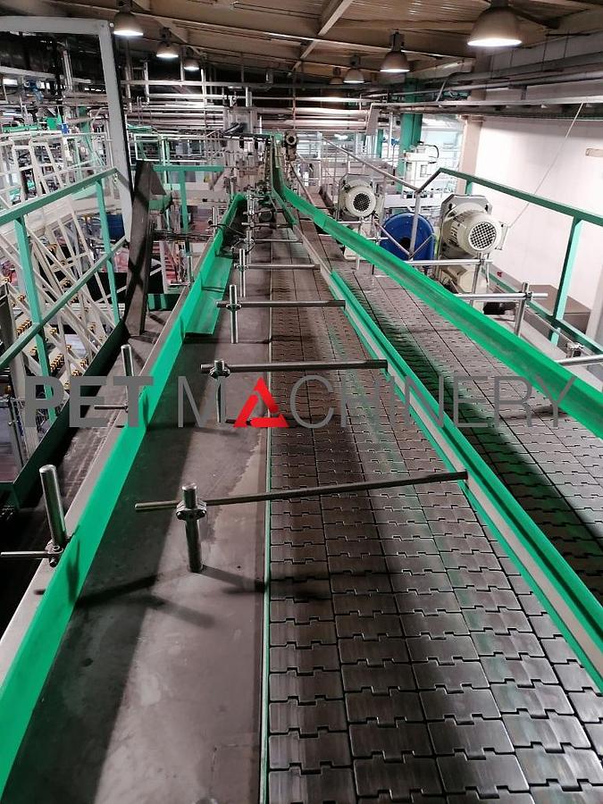 Usado Línea de embotellado de cerveza en botellas de vidrio no retornables