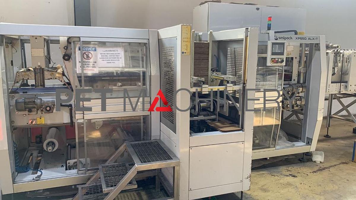 Used 2021 SMI XP 650 ALX-T Tray + Film Shrink Packer