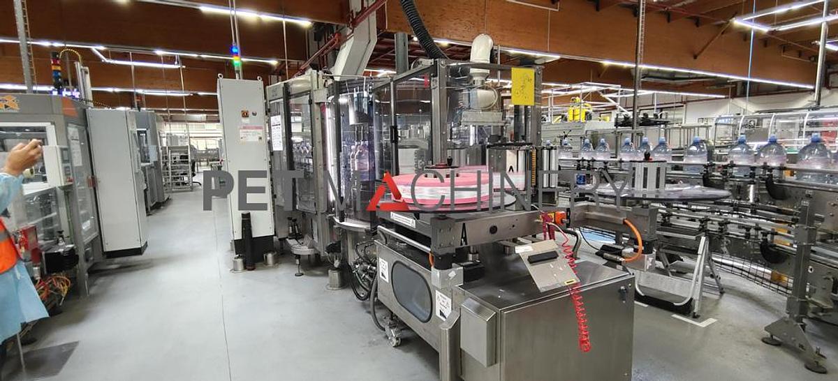 Used 2022 Complete SMI Bottling Line for Still Mineral Water in 6.0L PET bottles