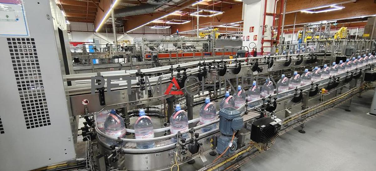Used 2022 Complete SMI Bottling Line for Still Mineral Water in 6.0L PET bottles