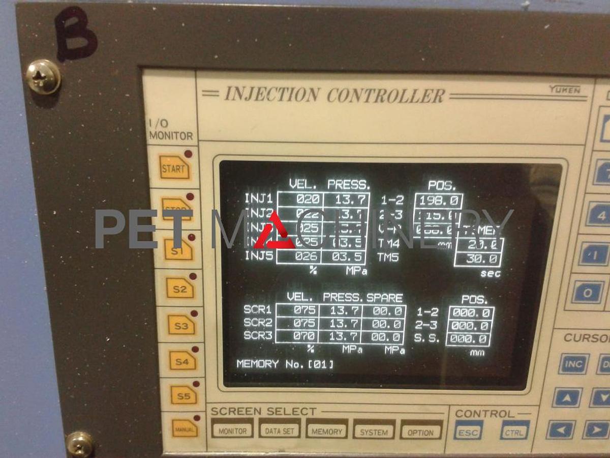 Usado 2001 Nissei ASB 650 EXHD Máquina de soplado y estirado por inyección