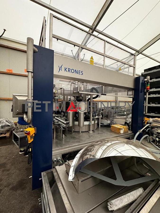 Used 2021 Krones Ergomatic 1200-20 Cold-Glue Glass Labeller