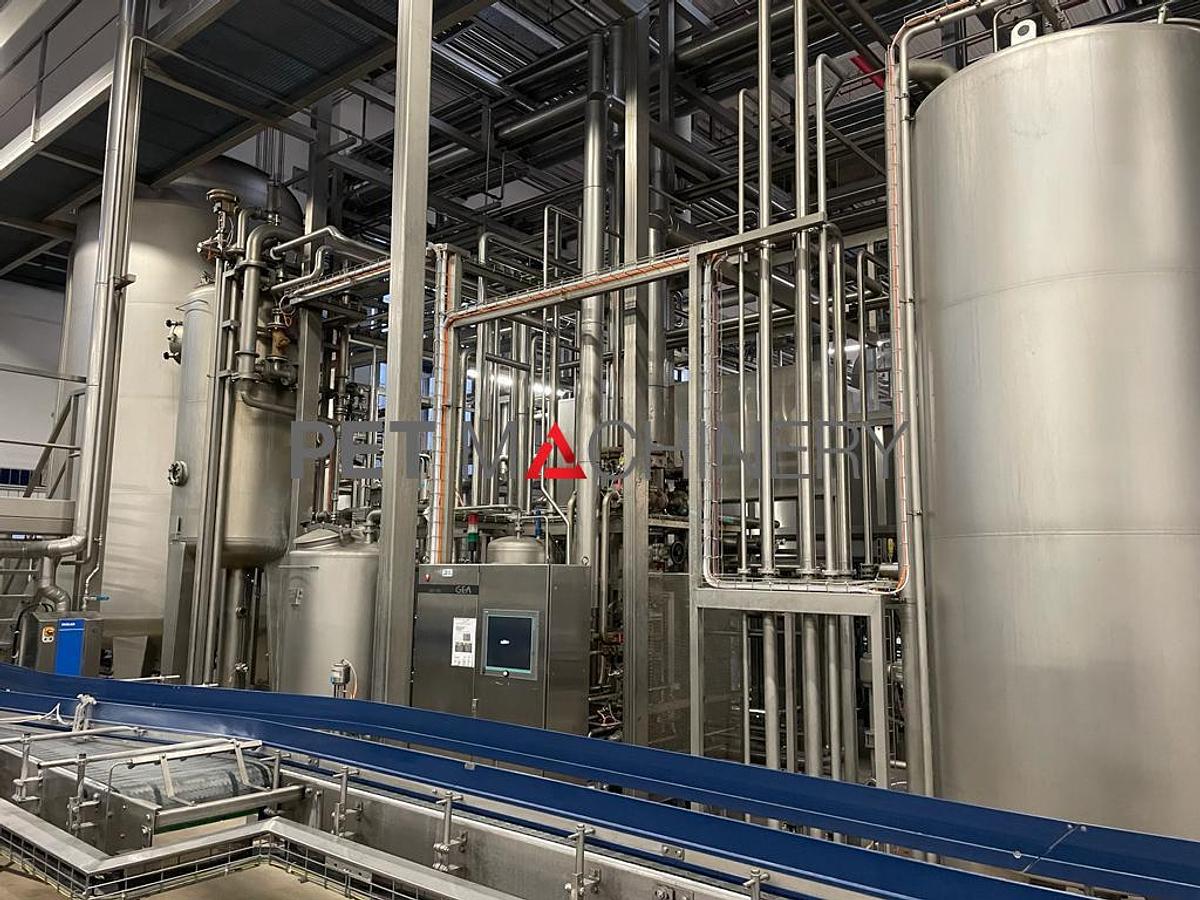 Used 2010 Krones Ultra Clean PET Bottling line for CSD, Cider, Water