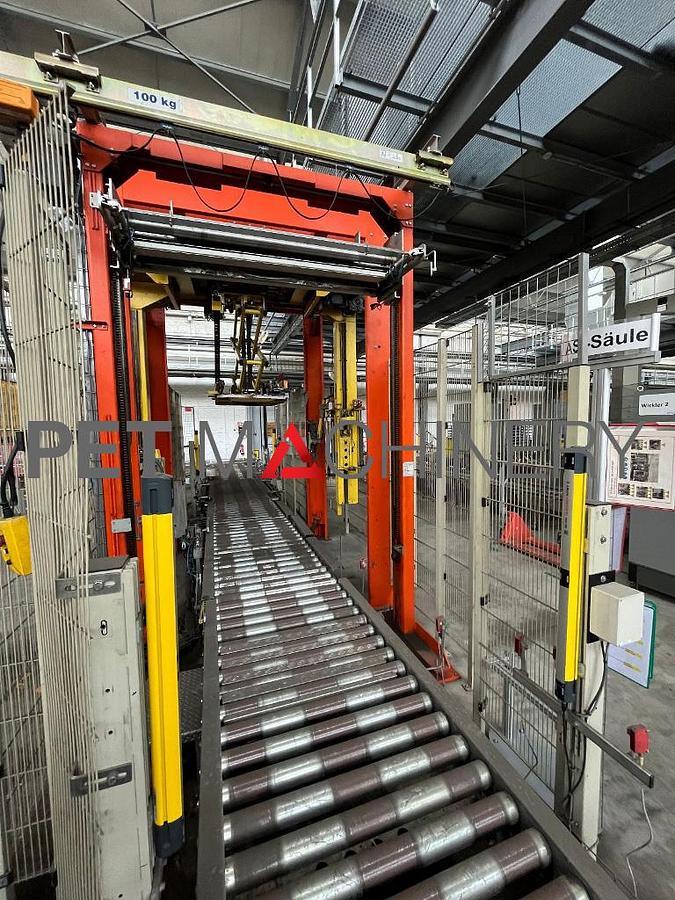 Used 2006 Kisters / Strema PET Bottle Palletizing system