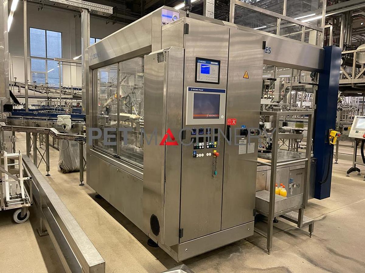 Used 2010 Krones Ultra Clean PET Bottling line for CSD, Cider, Water