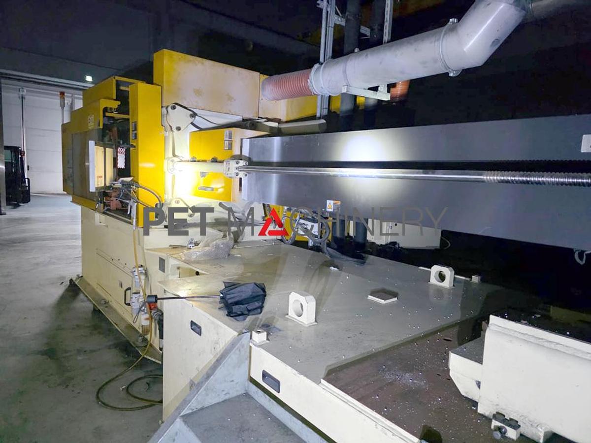 Used 2015 Husky H-PET L230E RSE80D/80 Electric PET Preform Injection Moulding Machine