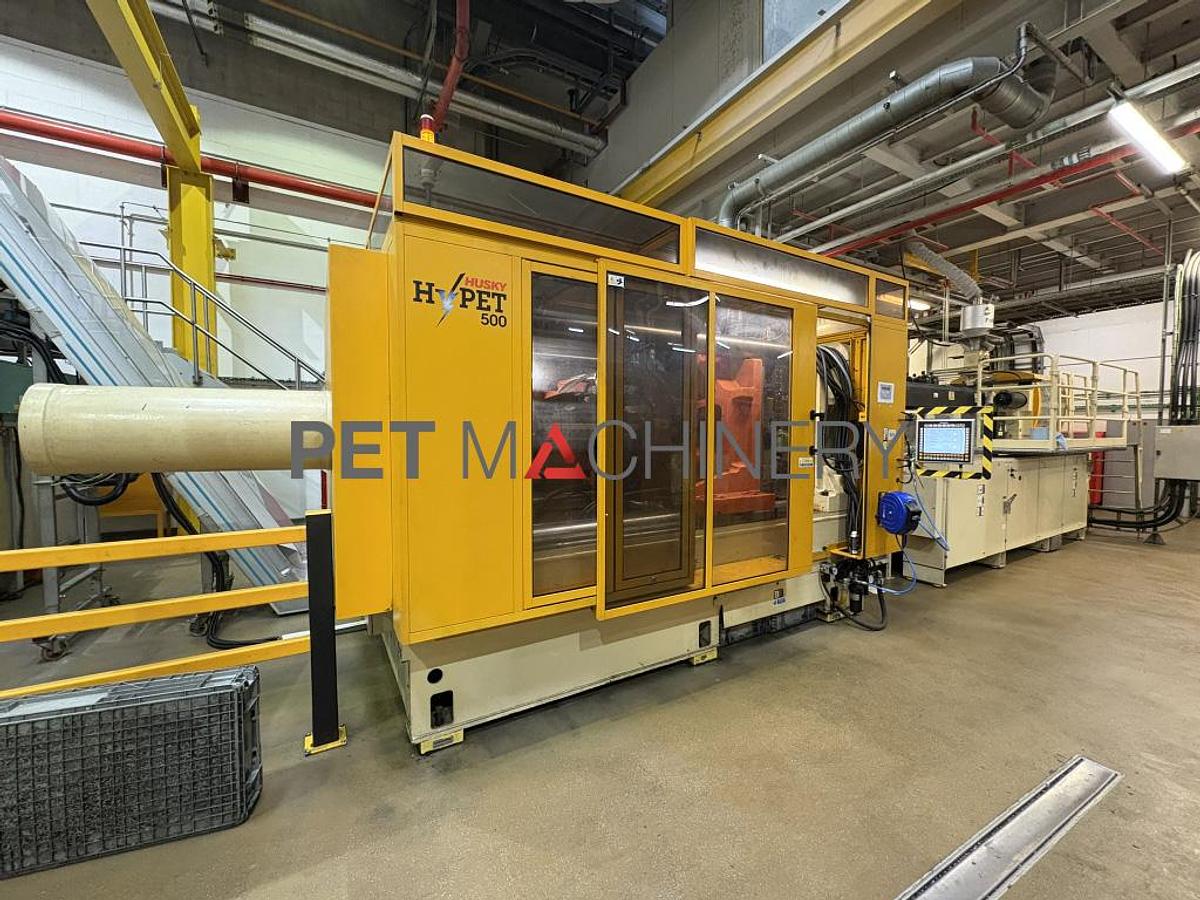 Used 2009 Husky HyPET 500 PET Preform Injection Moulding machine