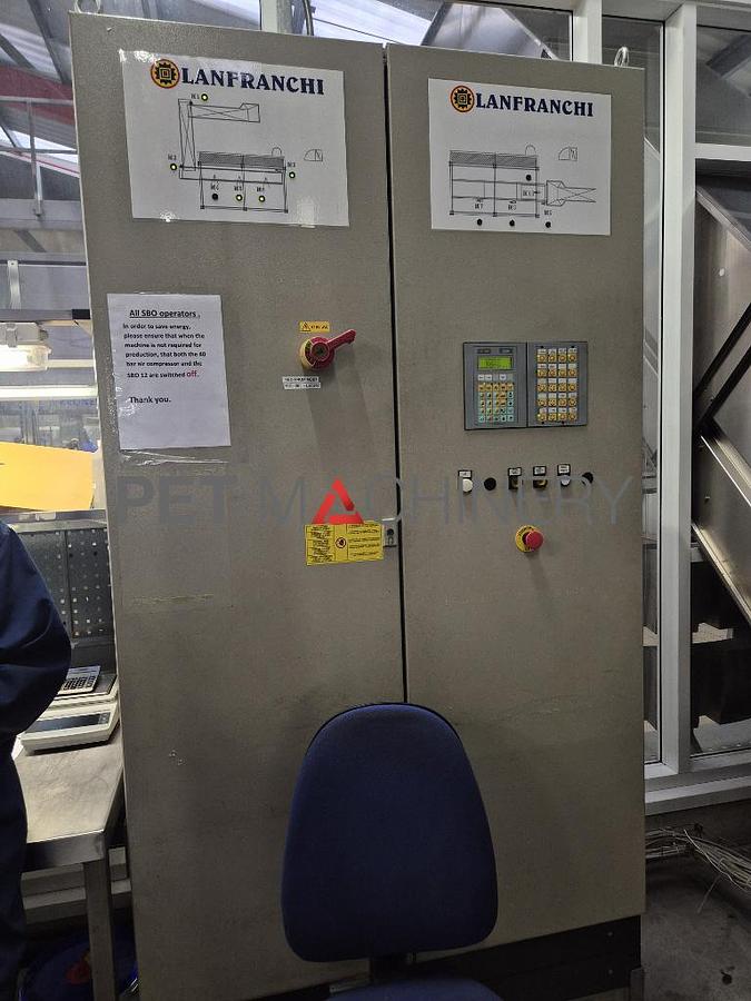 Used 2001 Sidel SBO 12 Series 2 PET Stretch Blow Moulding Line