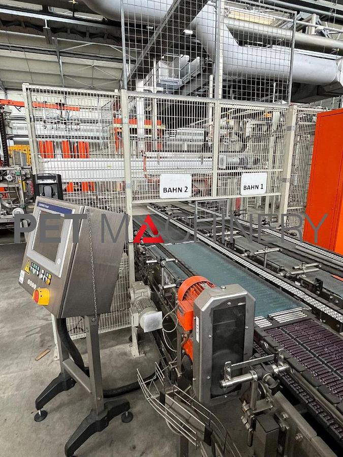 Usado 2006 Kisters / Strema Sistema de paletización de botellas PET