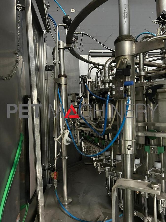 Used 1999 Poggio Rinser / Procomac Filler / Arol Crown capper for Glass Bottles