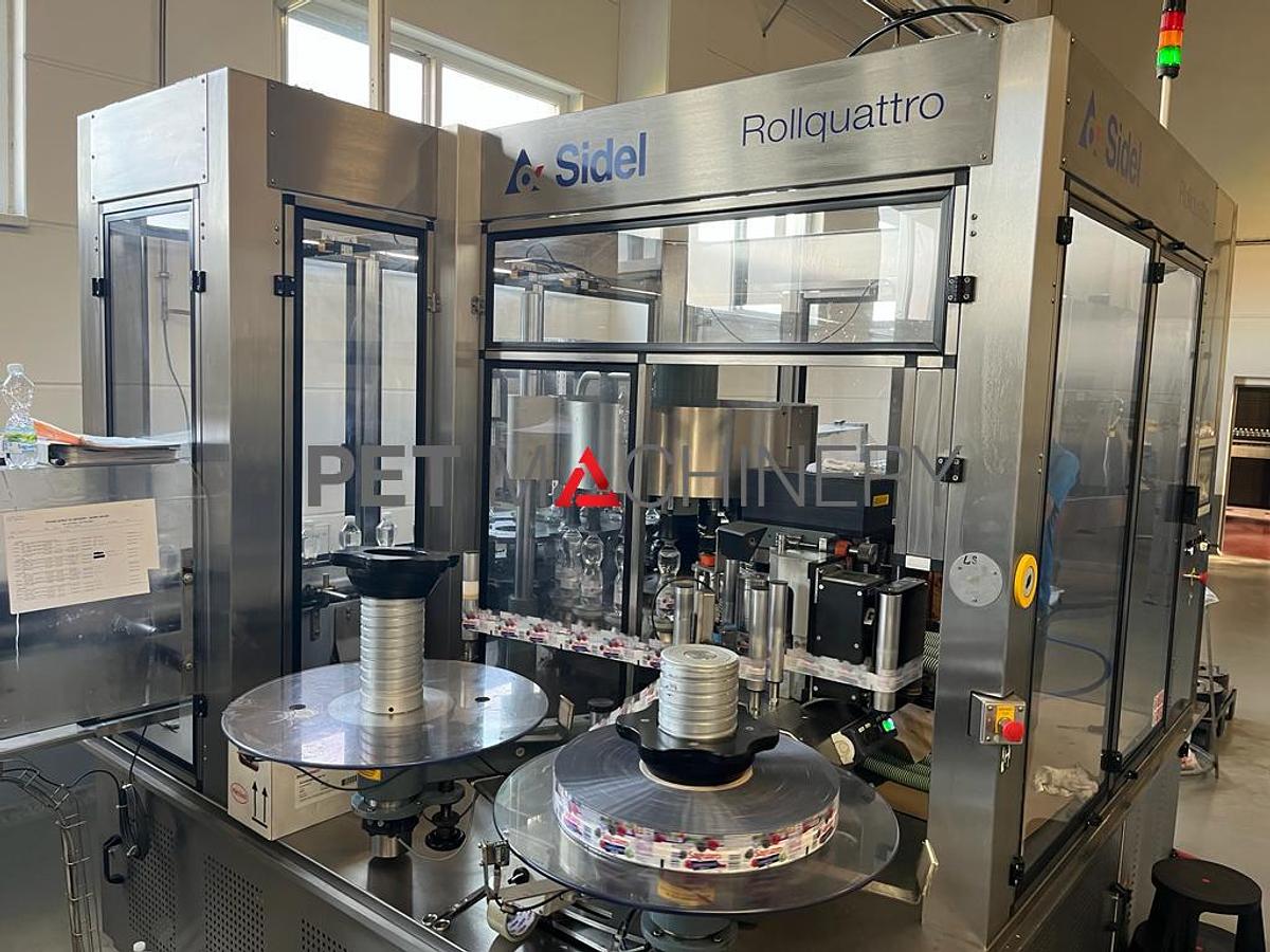 Used 2015 Sidel Rollquattro F15 Roll-fed Wraparound Labeller