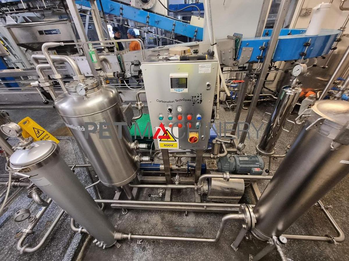 Used Kosme KSB 4R based Carbonated Soft Drinks Bottling Line