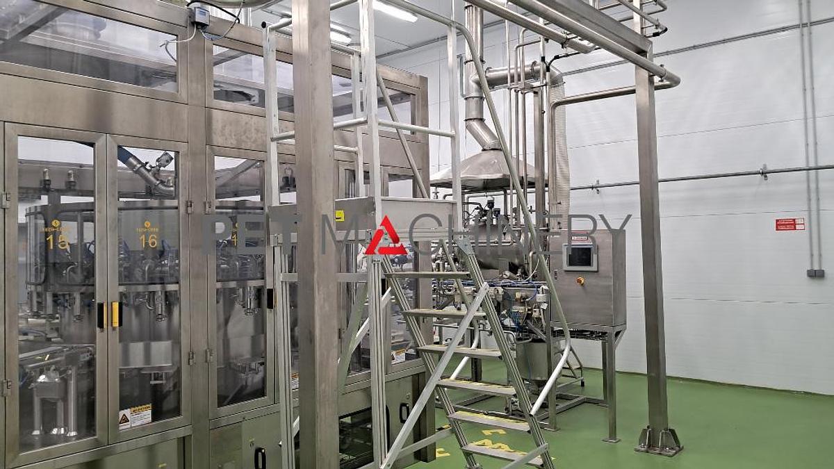 Used 2017 HDPE Bottling line for Liquid Detergents