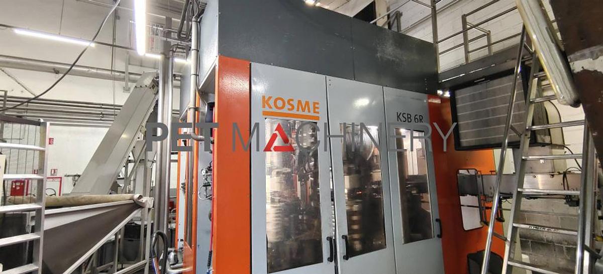 Used 2008 Kosme KSB 6R PET Stretch Blow Moulding machine